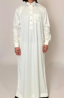 Qamis Qatari blanc