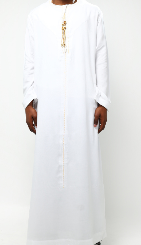 Qamis comorien blanc
