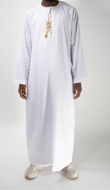 Qamis blanc melimeli douria