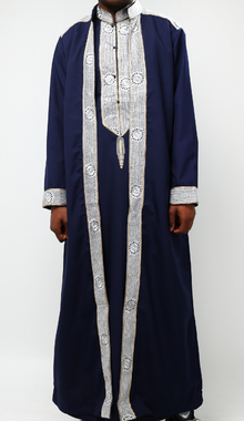 Ensemble bleu marine