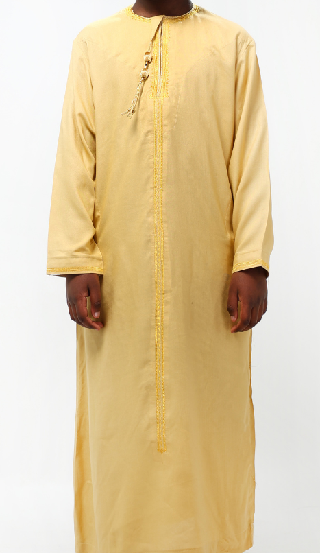 Qamis enfant beige