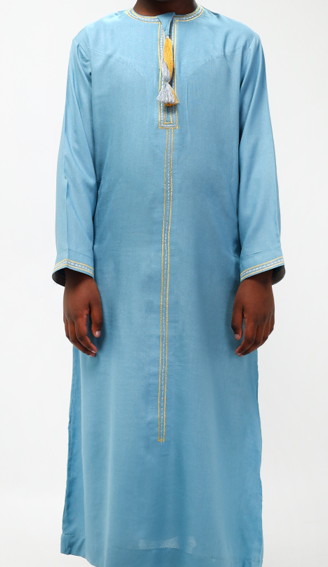 Qamis enfant Bleu