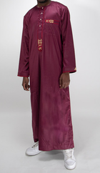 Qamis rouge bordeaux