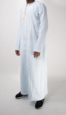 Qamis bleu clair