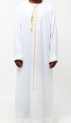 Qamis enfant blanc