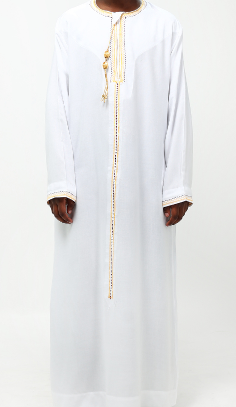 Qamis enfant blanc