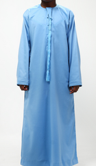 Qamis enfant bleu