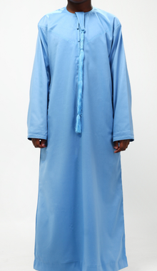 Qamis enfant bleu