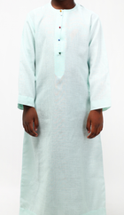 Qamis enfant vert d'eau