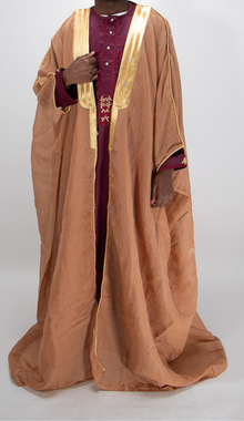 Bisht marron