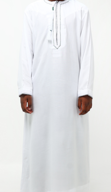 Qamis enfant blanc