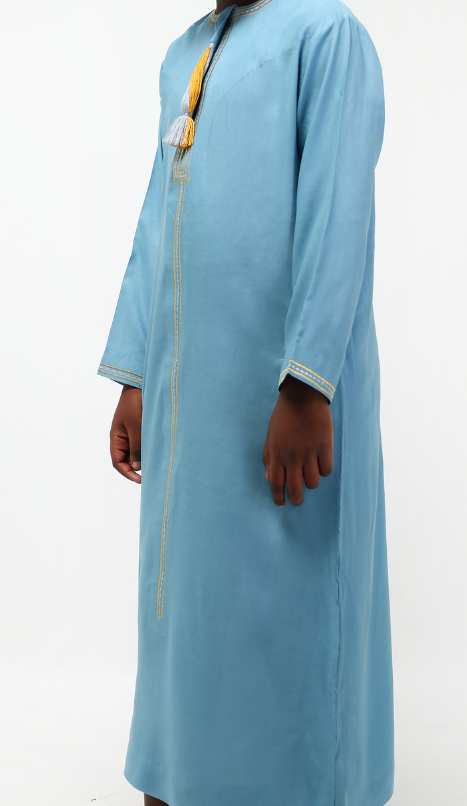 Qamis enfant Bleu