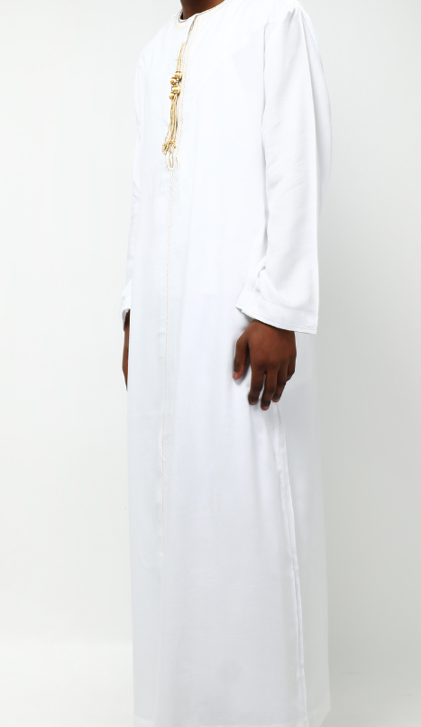 Qamis comorien blanc