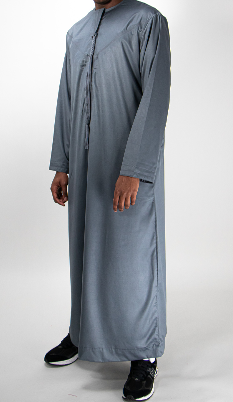 Qamis emirati gris