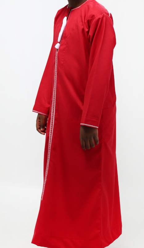 Qamis enfant rouge