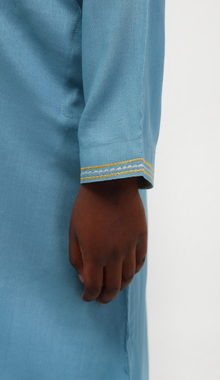 Qamis enfant Bleu