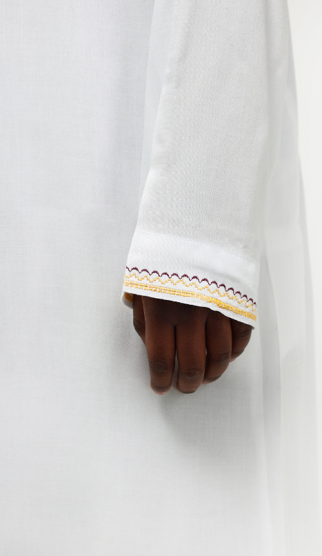 Qamis enfant blanc