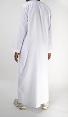 Qamis blanc melimeli douria
