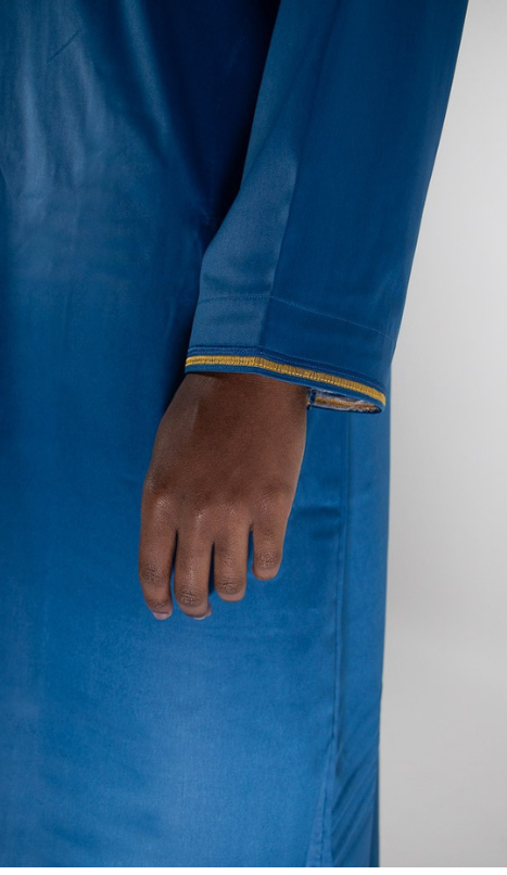 Qamis Omanais bleu