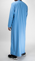 Qamis emirati bleu azur