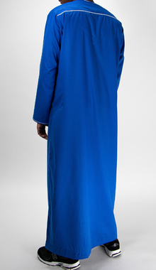 Qamis Omanais bleu