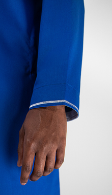 Qamis Omanais bleu